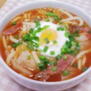 和風トマト煮込みうどん★